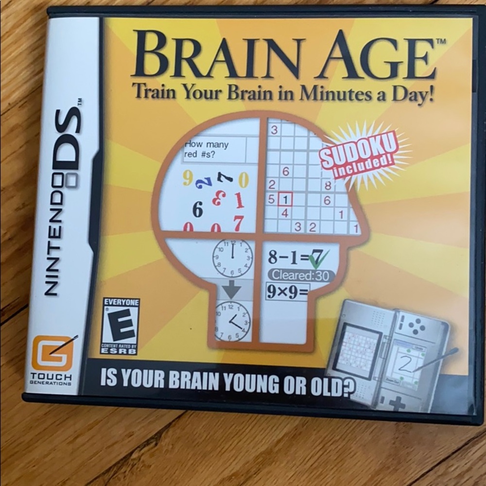 Nintendo DS Brainage EUC used a few times